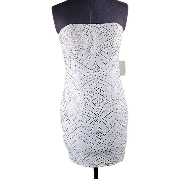 Jump Apparel Juniors' Strapless Dress Sz S - Picture 1 of 15